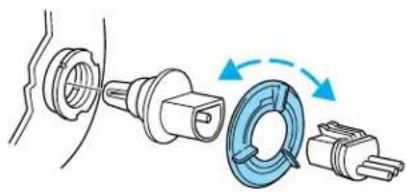 FORD Windstar (2001) - Replacing headlamp bulbs - 3