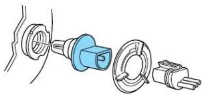 FORD Windstar (2001) - Replacing headlamp bulbs - 4