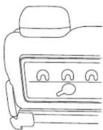 FORD Windstar (2001) - Utility hooks (if equipped) - 1