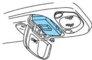 FORD Windstar (2001) - Installing a garage door opener (if equipped) - 2