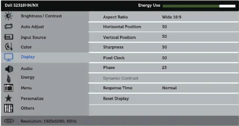 DELL S Series S2318HN - Preset Modes (Režimy Předvoleb) - 5
