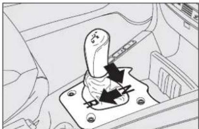 Mechanical switch mechanism diagram showing lever and gear assembly (no text or labels)