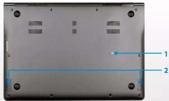 SAMSUNG ATIV NP900X4D - Pohled zespodu - 1