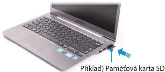 Příklad) Paměťová karta SD