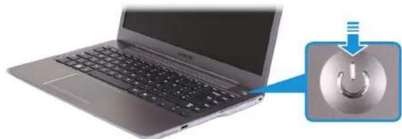 SAMSUNG 5 Series NP535U4C - Zapnutí počítače - 1