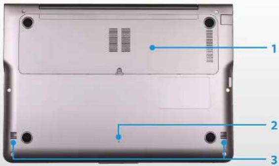 SAMSUNG 5 Series NP535U4C - Pohled zespodu - 1