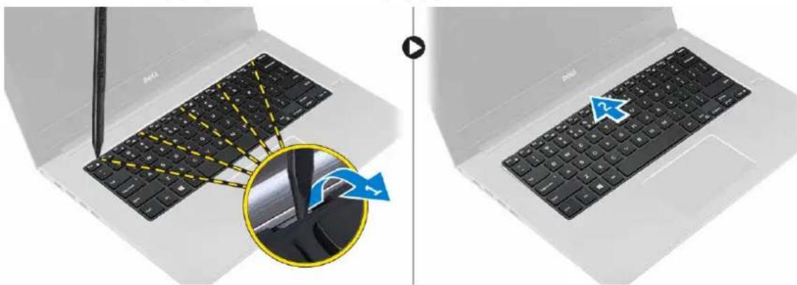 DELL Vostro 5459 - Demontáž klávesnice - 1