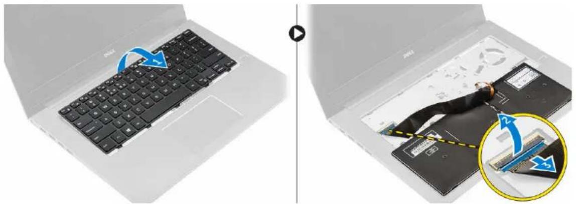 DELL Vostro 5459 - Demontáž klávesnice - 2