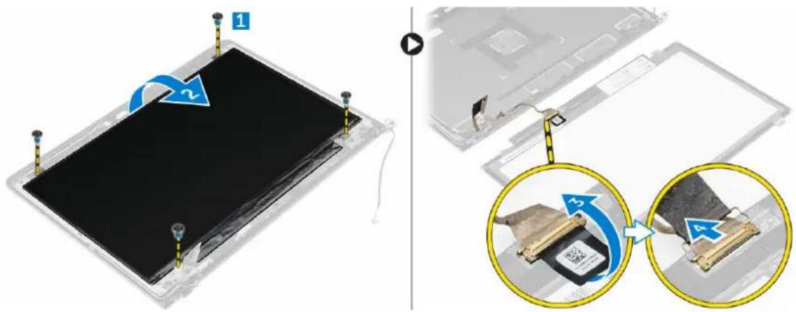 DELL Vostro 5459 - Demontáž panelu displeje - 1