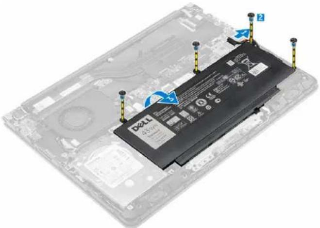 DELL Vostro 5459 - Vyjmutí baterie - 1