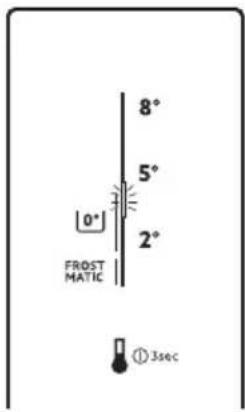 AEG RCB63726OX - Setarea temperaturii la 0° în compartimentul LongFresh 0° - 3