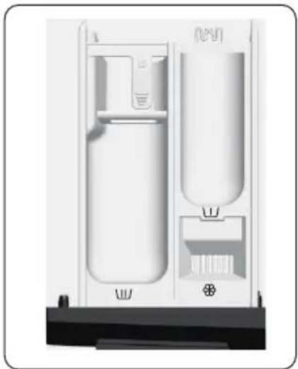 HISENSE WFBJ8012 - Přihrádka pro aviváž - 1