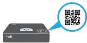 Image showing a gray box with a QR code and a blue circle containing Chinese characters, likely indicating a payment or verification interface.