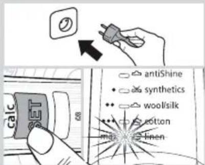 calc antiShine synthetics woollsilk cotton min linen