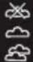 Diagram showing a hand using a steam iron to press down a cloud, with an icon indicating smoke or dust emission.