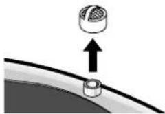 DAEWOO DWD-FD2442 - Cleaning the water inlet filter - 2