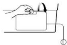 DAEWOO DWD-FD2442 - Cleaning the drain filter - 1