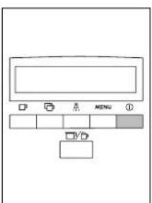 Diagram of a food delivery or kitchen control panel with labeled buttons and icons