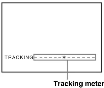 TRACKING Tracking meter