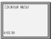 DAEWOO SV-871 - Resetting the counter to zero - 1