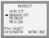 DAEWOO SV-871 - Manual tuning - 1