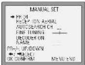 DAEWOO SV-871 - Press MENU - 2