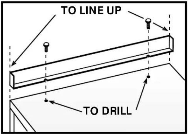 TO LINE UP TO DRILL