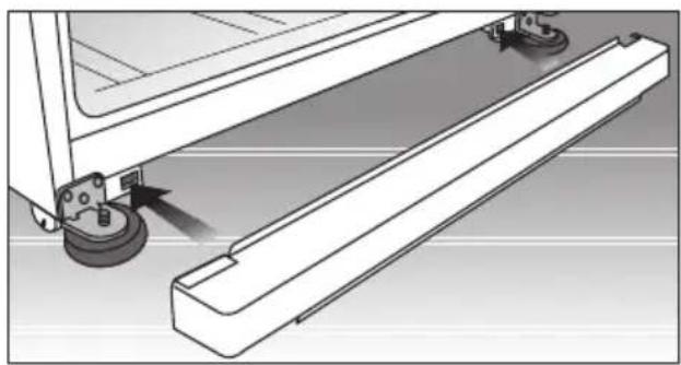 BLOMBERG MKND 9860 A - Installazione della copertura di ventilazione inferiore - 1