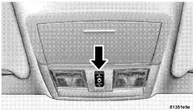 Chrysler 300 SRT (2009) - POWER SUNROOF — IF EQUIPPED - 1