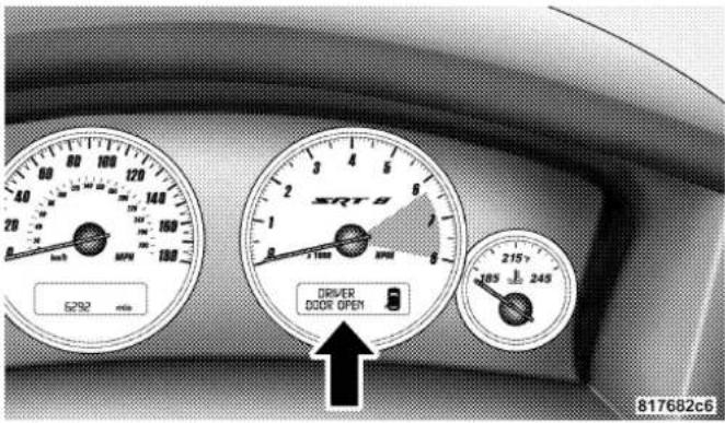 SRTB DRIVER DOOR OPEN 817682c6