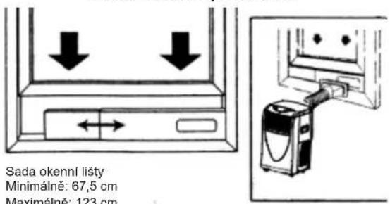 Sada okenní listy Minimálné: 67,5 cm Maximálné: 123 cm