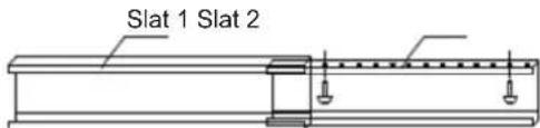 Slat 1 Slat 2