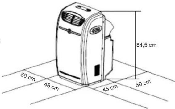 84,5 cm 50 cm 48 cm 45 cm 50 cm