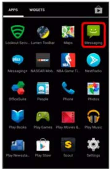 APPS WIDGETS Lookout Seco... Lumen Toolbar Maps Messaging Messaging+ NASCAR Mob... NBA Game T... NextRadio OfficeSuite People Phone Photos Play Books Play Games Play Movies & Play Music Play Newssta... Play Store Scout Settings