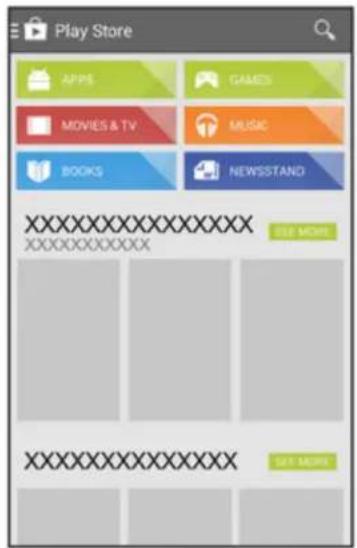 Play Store. APPLE. GAMES. MOVIES & TV. MUSIC. BOOKS. NEWSSTAND. XXXXXXXXXXXXXX. XXXXXXXXXXXXX. ADD MORE. XXXXXXXXXXXXX. GET MORE