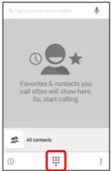 Favorites & contacts you call often will show here. So, start calling. All contacts