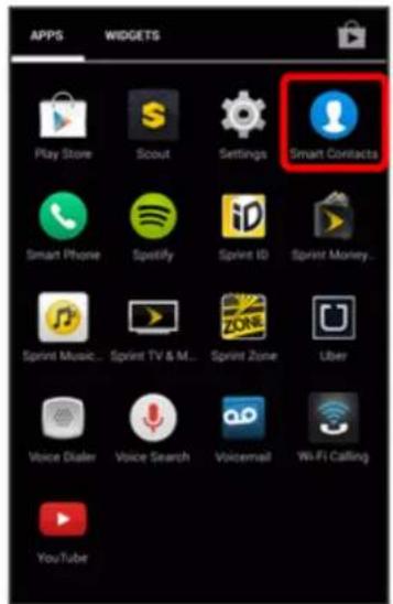 APPS WIDGETS Play Store Scout Settings Smart Contacts Smart Phone Spotify iD Sprint ID Sprint Money... Sprint Music... Sprint TV & M... Sprint Zone Uber Voice Dialer Voice Search Voicemail WiFi Calling YouTube