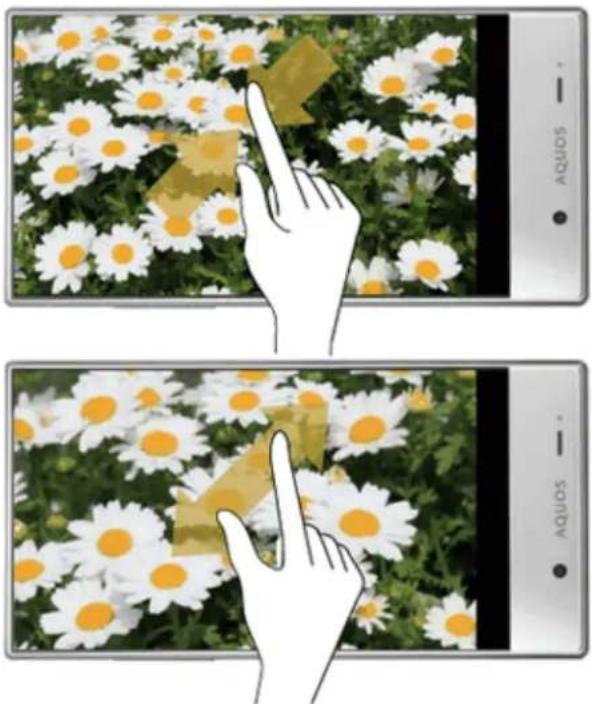 Two-panel image showing a hand reaching for daisies in a garden, with no visible text or symbols.
