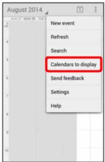 August 2014 New event Refresh Search Calendars to display Send feedback Settings Help