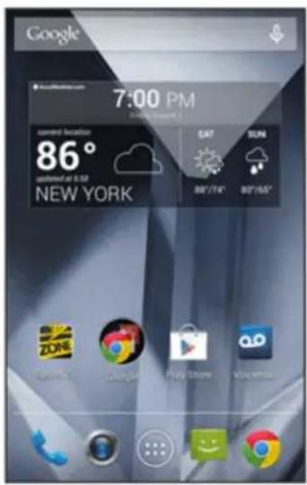 Google, 7:00 PM, current location, 86°, updated at 9:58, NEW YORK, 0.47, SUN, 88°/14°, 88°/65°