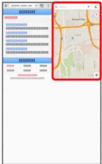 Mobile app interface displaying a barcode and map view with location markers and a red-framed map of Kusai City.