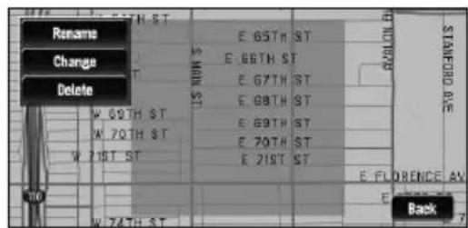 PIONEER AVIC-N3 - Changing or deleting an area to avoid - 1