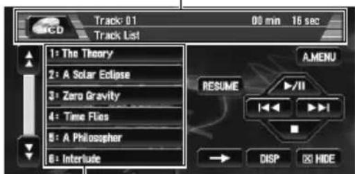 PIONEER AVIC-N3 - Press the NAVI/AV button to switch the Audio screen. - 3