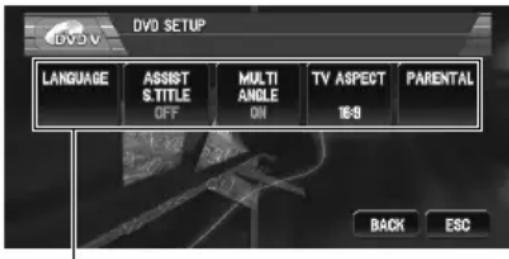 PIONEER AVIC-N3 - DVD setup adjustments - 1