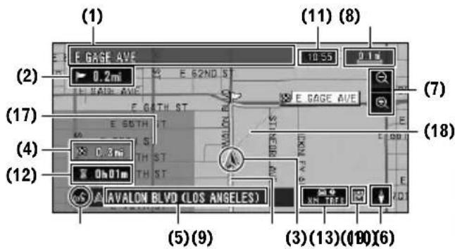 PIONEER AVIC-N3 - Map View - 1