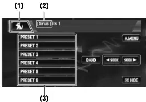 PIONEER AVIC-N3 - Listening to SIRIUS - 1