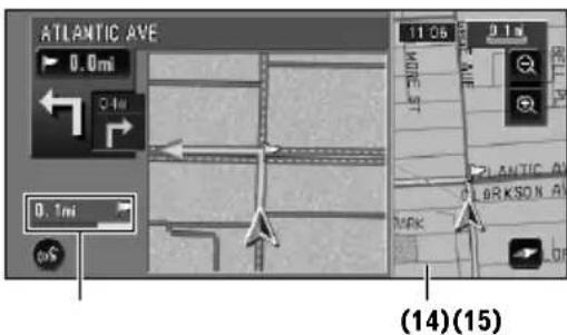 PIONEER AVIC-N3 - Enlarged map of the intersection - 1