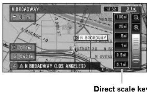 PIONEER AVIC-N3 - Changing the scale of the map - 1
