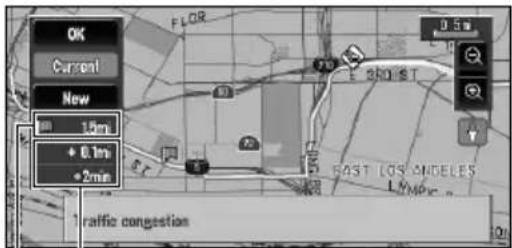 PIONEER AVIC-N3 - Information on avoiding traffic congestion on route ahead - 1