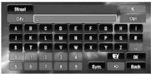 PIONEER AVIC-N3 - Searching your destination after specifying the name of city or area - 1
